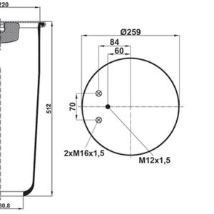 7.4882-S 81436010151 81436010151 AIR SPRING