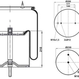 B08044000 1379392 1379392 AIR SPRING SCANIA