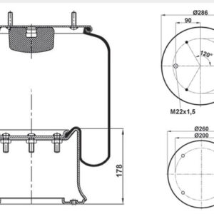 B08054000 1384274 1384274 AIR SPRING