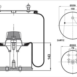 542941141 542941141 AIR SPRING