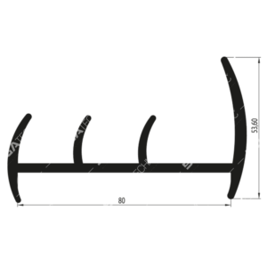 B14184516 B14184516 LP 80 mm PROFILE